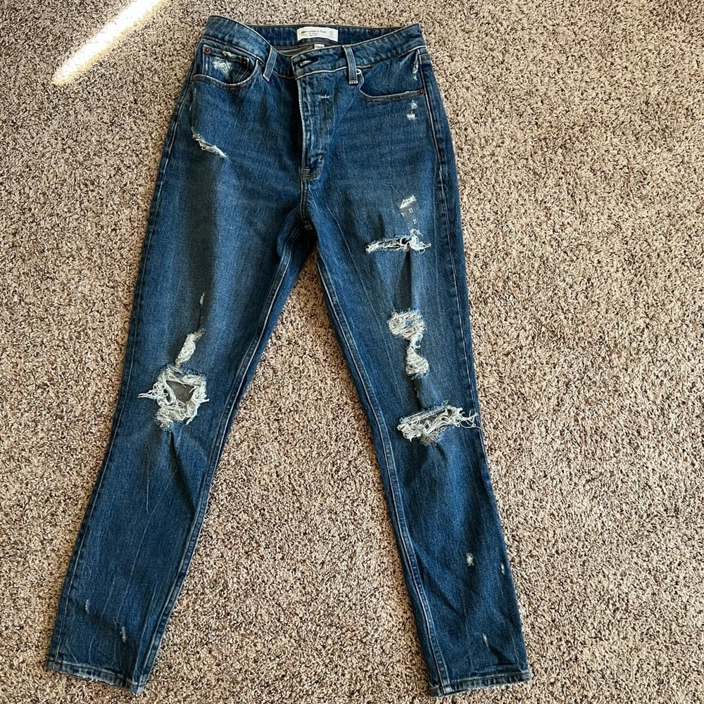 Abercrombie Curve Love Skinny High Rise Jeans